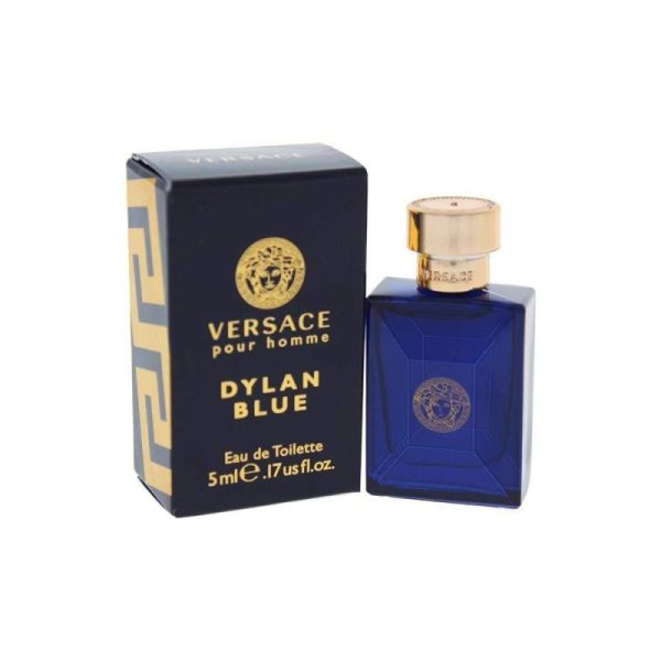 VERSACE DYLAN BLUE 5 ML EAU DE TOILETTE MINI FOR MEN on Sale