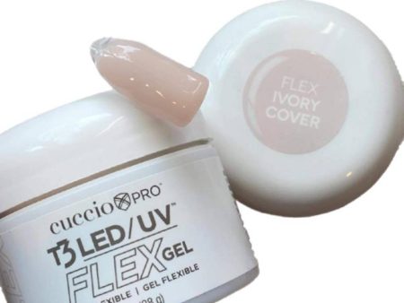 T3 LED-UV Flex Gel - Ivory Cover by Cuccio Pro for Women - 1.0 oz Nail Gel Online now