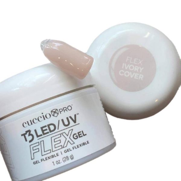 T3 LED-UV Flex Gel - Ivory Cover by Cuccio Pro for Women - 1.0 oz Nail Gel Online now