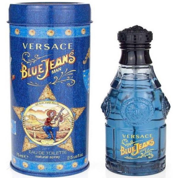 Versace Blue Jeans Eau De Toilette Spray 75 ML For Men (8018365260757) Sale