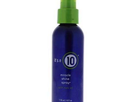 Its A 10 Miracle Shine Spray for Unisex - 4 oz Spray Hot on Sale