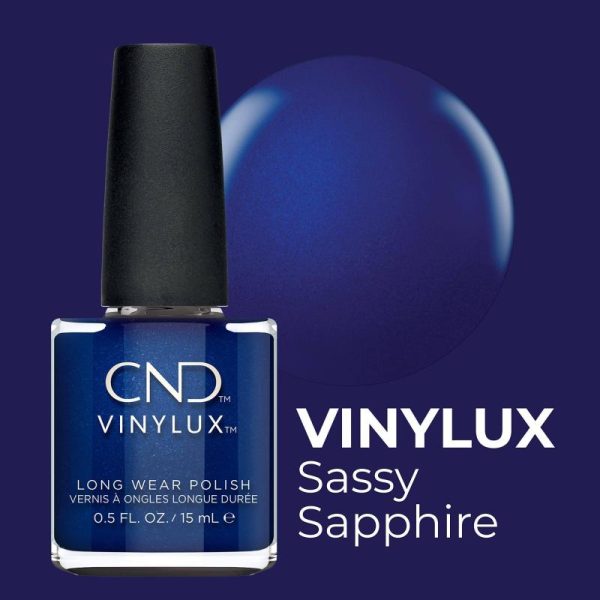 Vinylux Nail Polish - 332 Sassy Sapphire by CND for Women - 0.5 oz Nail Polish Cheap