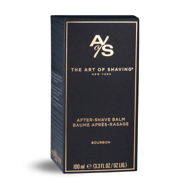 The Art of Shaving After-Shave Balm for Men - Face Moisturizer, Clinically Tested for Sensitive Skin, Bourbon, 3.3 Ounce Online Hot Sale