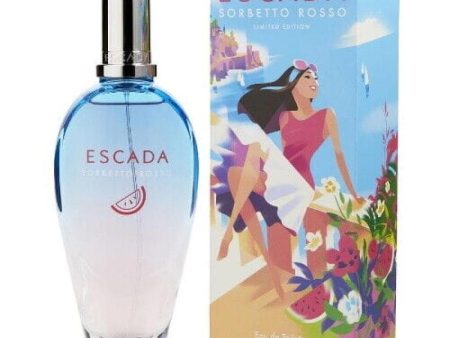 Sorbetto Rosso by Escada for Women - 3.3 oz EDT Spray (Limited Edition) Online Sale