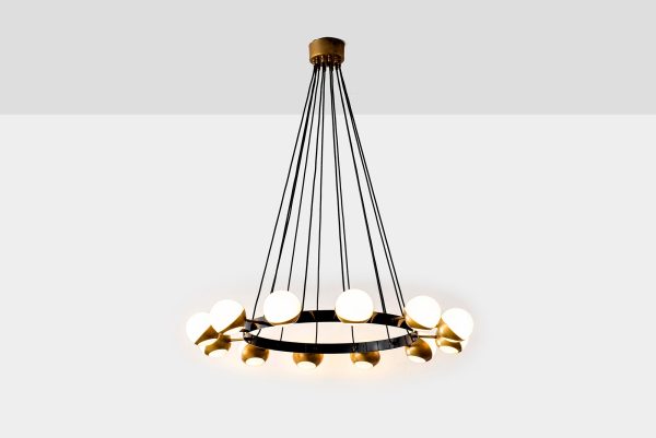 12 Globe Stilnovo Style Chandelier Fashion