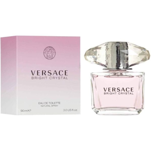 VERSACE BRIGHT CRYSTAL 3 OZ EAU DE TOILETTE SPRAY Fashion