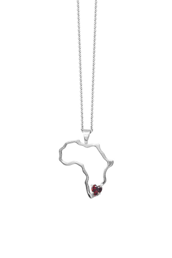 THE AFRICAN Heart Necklace Discount