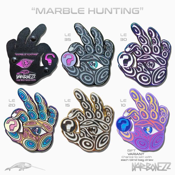 Marble Hunting Pin For Cheap