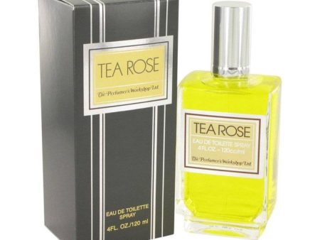 Tea Rose by Perfumers Workshop for Women - 4 oz EDT Spray For Cheap