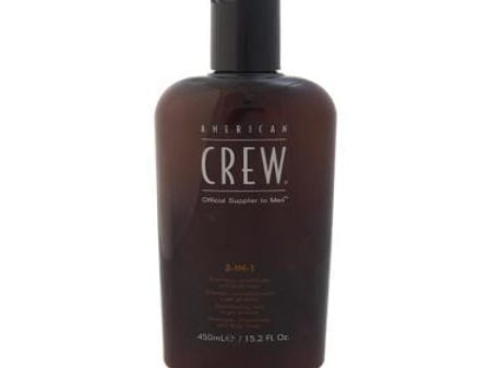 3 In 1 Shampoo and Conditoner and Body Wash by American Crew for Men - 15.2 oz Shampoo Conditoner Discount