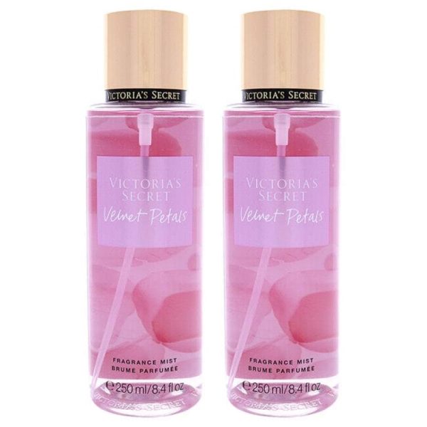 Velvet Petals by Victorias Secret for Women - 8.4 oz Fragrance Mist - Pack of 2 Hot on Sale