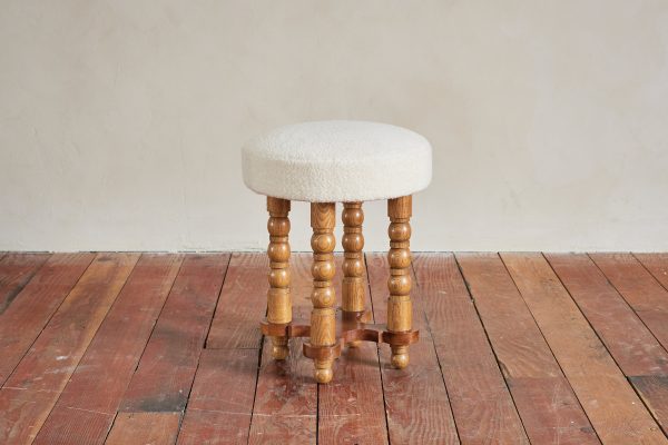 Pair of Petite Charles Dudouyt Stools Online Hot Sale