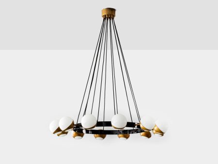 12 Globe Stilnovo Style Chandelier Fashion