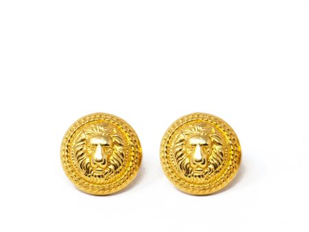 THE LION Stud Earrings III For Discount