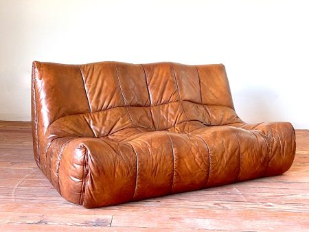 Leather Settee by Roche Bobois Fashion