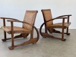 1940 s French Cane Chairs For Cheap