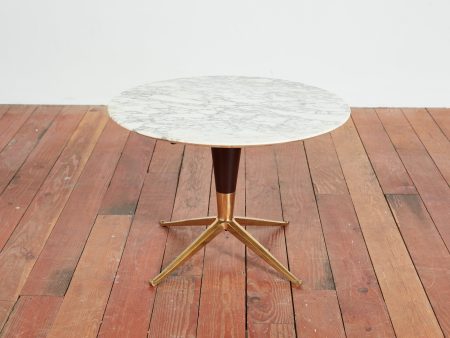 Petite Italian Marble Side Table Hot on Sale