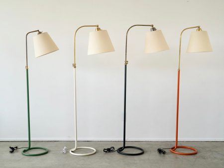 French Floor Lamp with Circle Base Sale