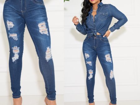 Brandy Distressed Jeans Online Hot Sale