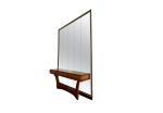 Osvaldo Borsani Leather Mirror Console Sale