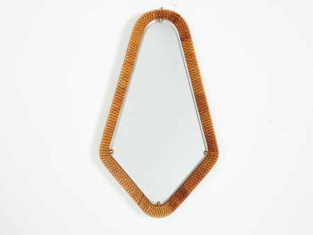 Italian Wicker Mirror Fashion