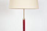 Red Jacques Adnet Style Floor Lamp Online Hot Sale