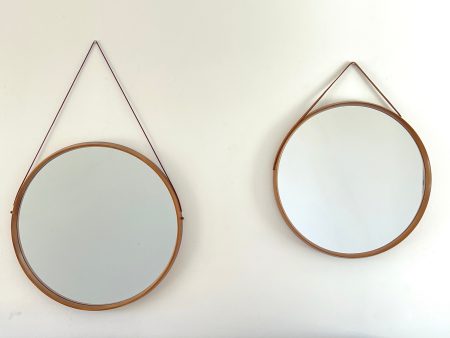 Italian Teak Mirror on Sale