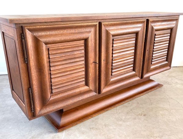 1940 s Ribbed Oak Cabinet Online