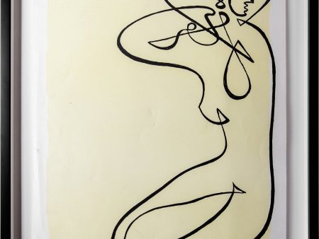 Jean Negulesco Continuous Line Drawings - Yellow Online Sale