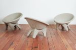 Vintage Sculptural Cement Chair Supply