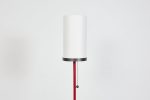 Wilshire Red Leather Floor Lamp Hot on Sale