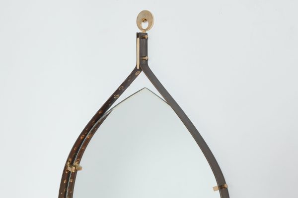 Teardrop Mirror by Ambrogio & De Berti on Sale