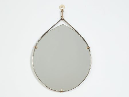 Teardrop Mirror by Ambrogio & De Berti on Sale