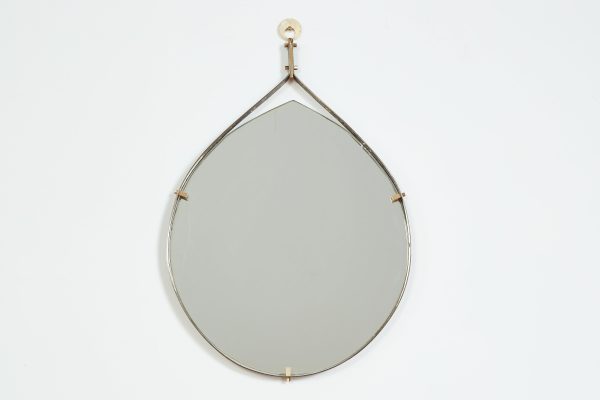 Teardrop Mirror by Ambrogio & De Berti on Sale