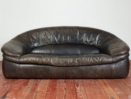 1970 s Italian Leather Sofa Online now