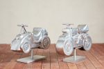 Aluminum Motorcycle and Car Playground Sculptures Hot on Sale