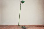 Giant Green Industrial Floor Lamp Online now