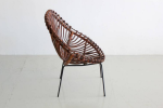 Sculptural Italian Rattan Chairs Online Sale