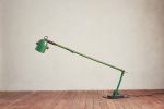 Giant Green Industrial Floor Lamp Online now