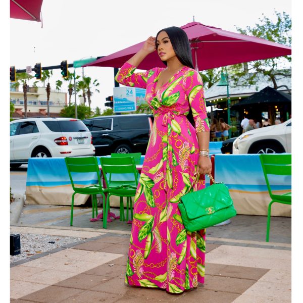 Tropics  Wrap Dress Fashion