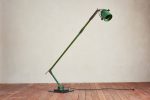 Giant Green Industrial Floor Lamp Online now