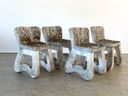 French Concrete Chairs Fashion