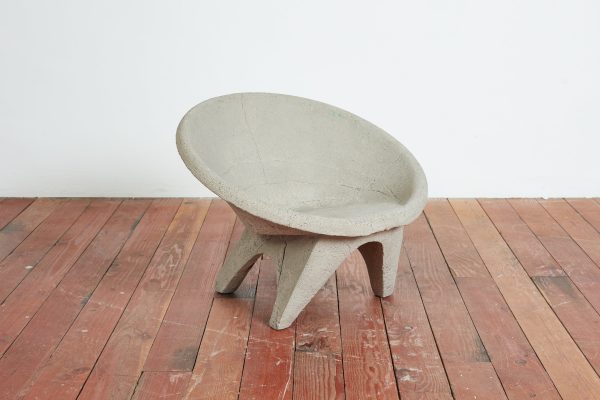 Vintage Sculptural Cement Chair Supply